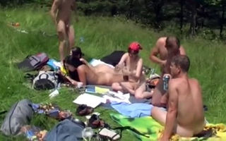 Campamento nudista cámara oculta