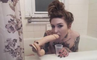 Emo teen tattoos deepthroating